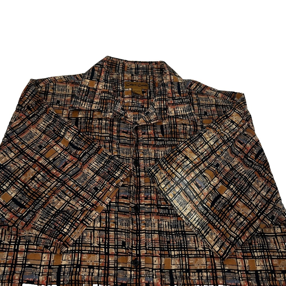 Cobra Creek Men's Multicolor Short Sleeve Button Up Shirt Size XL - Picture 1 of 10